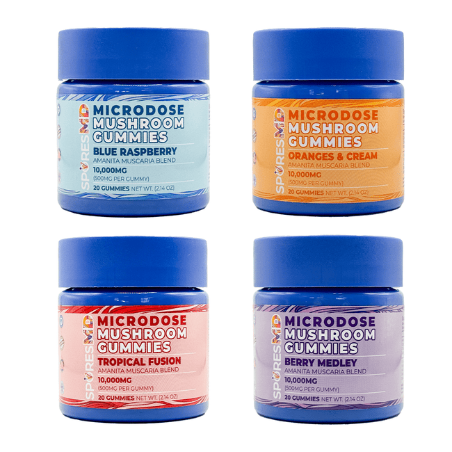 Microdose Amanita Mushroom Gummies 10,000mg | 20ct