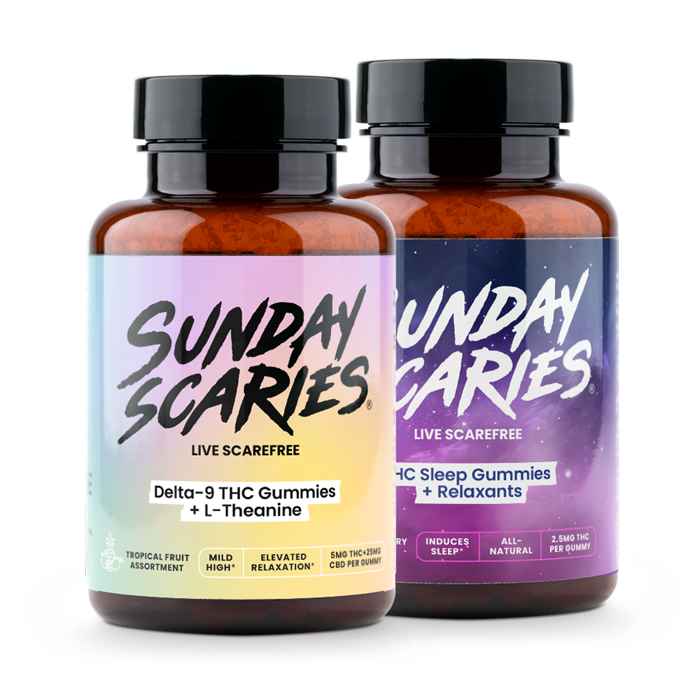 Sunday Scaries Day & Night THC Gummies Bundle
