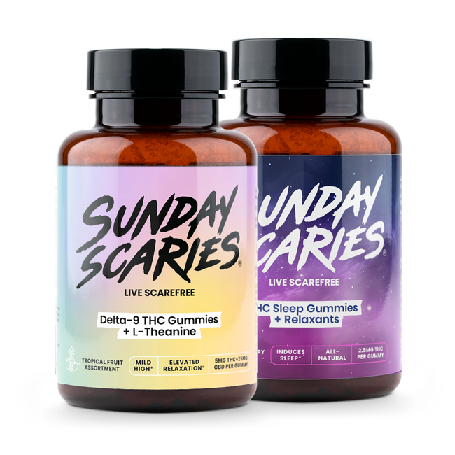 Sunday Scaries Day & Night THC Gummies Bundle