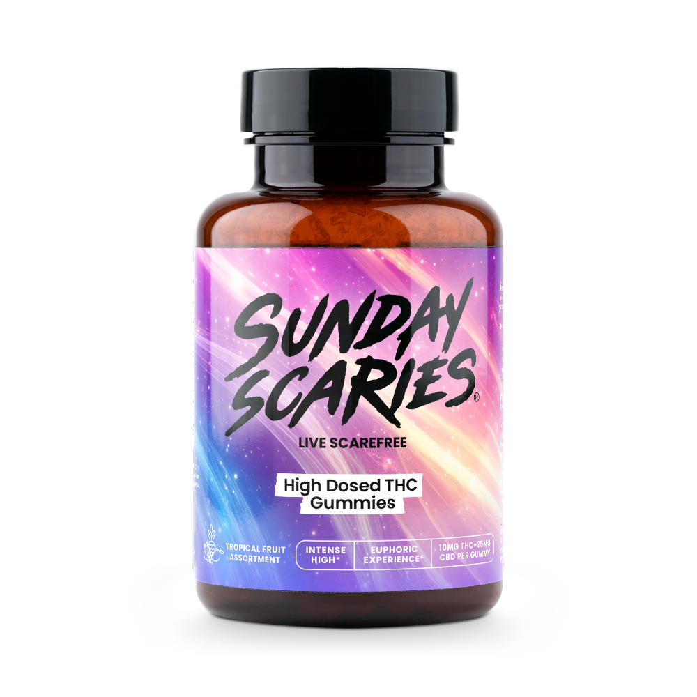 Sunday Scaries High Dose THC Gummies