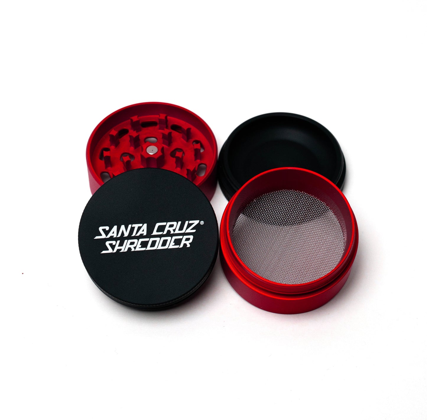 Santa Cruz Shredder Aluminum 4 Piece SPLIT-SERIES Medium Herb Grinders