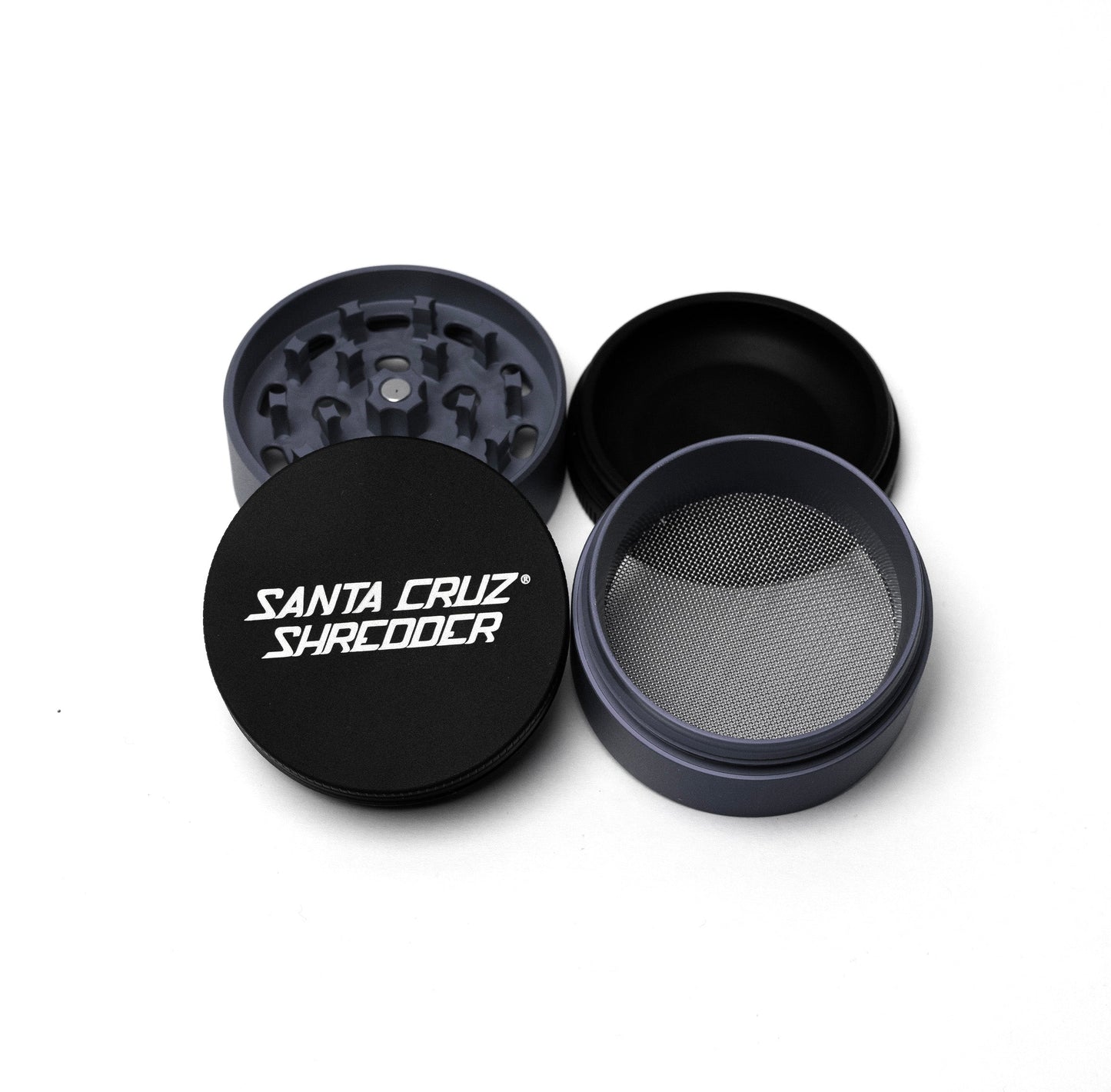 Santa Cruz Shredder Aluminum 4 Piece SPLIT-SERIES Medium Herb Grinders