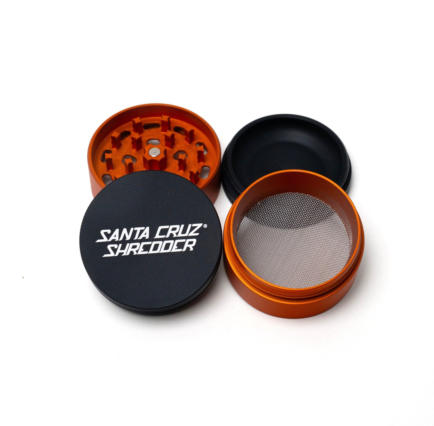 Santa Cruz Shredder Aluminum 4 Piece SPLIT-SERIES Medium Herb Grinders