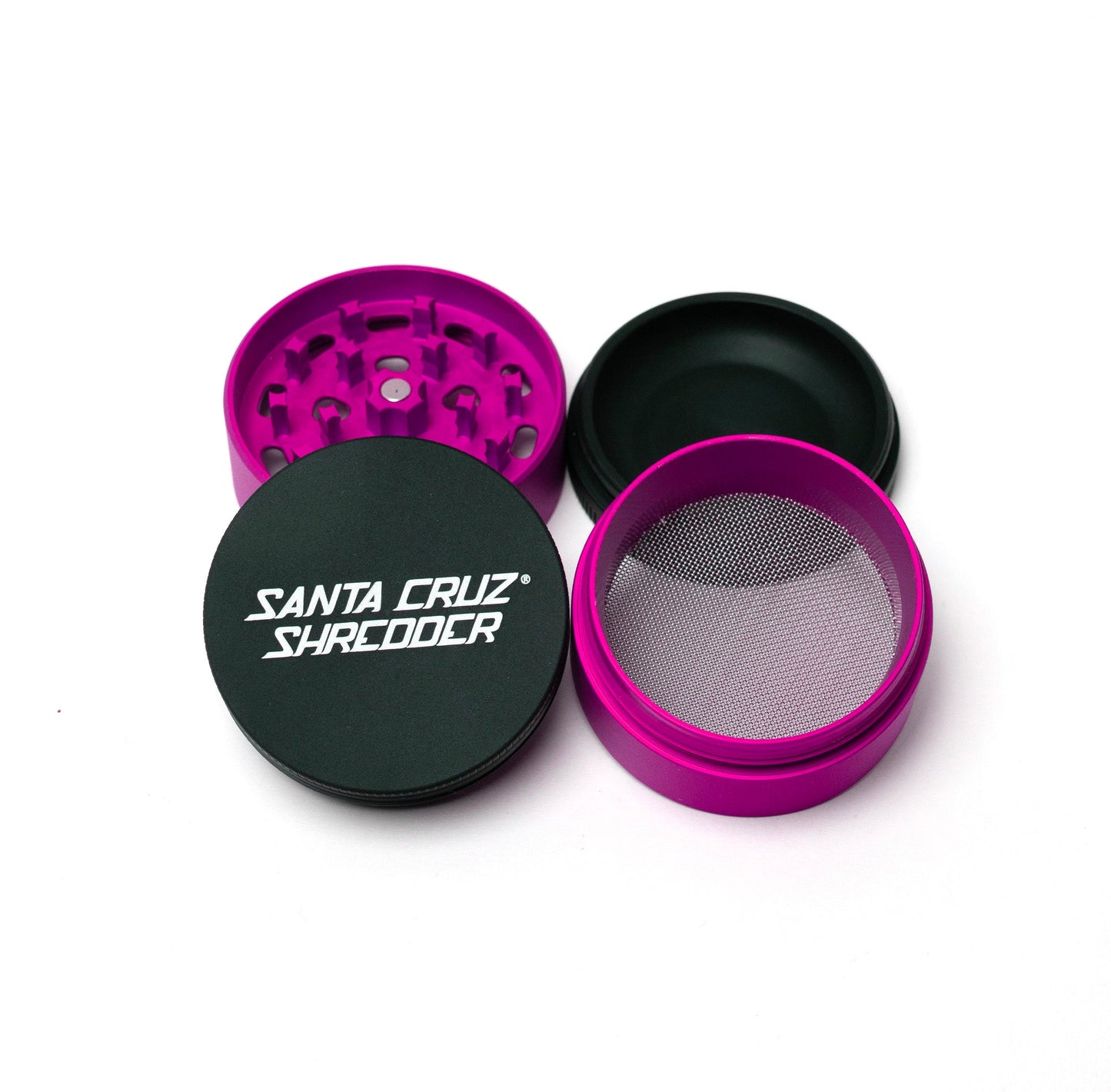 Santa Cruz Shredder Aluminum 4 Piece SPLIT-SERIES Medium Herb Grinders