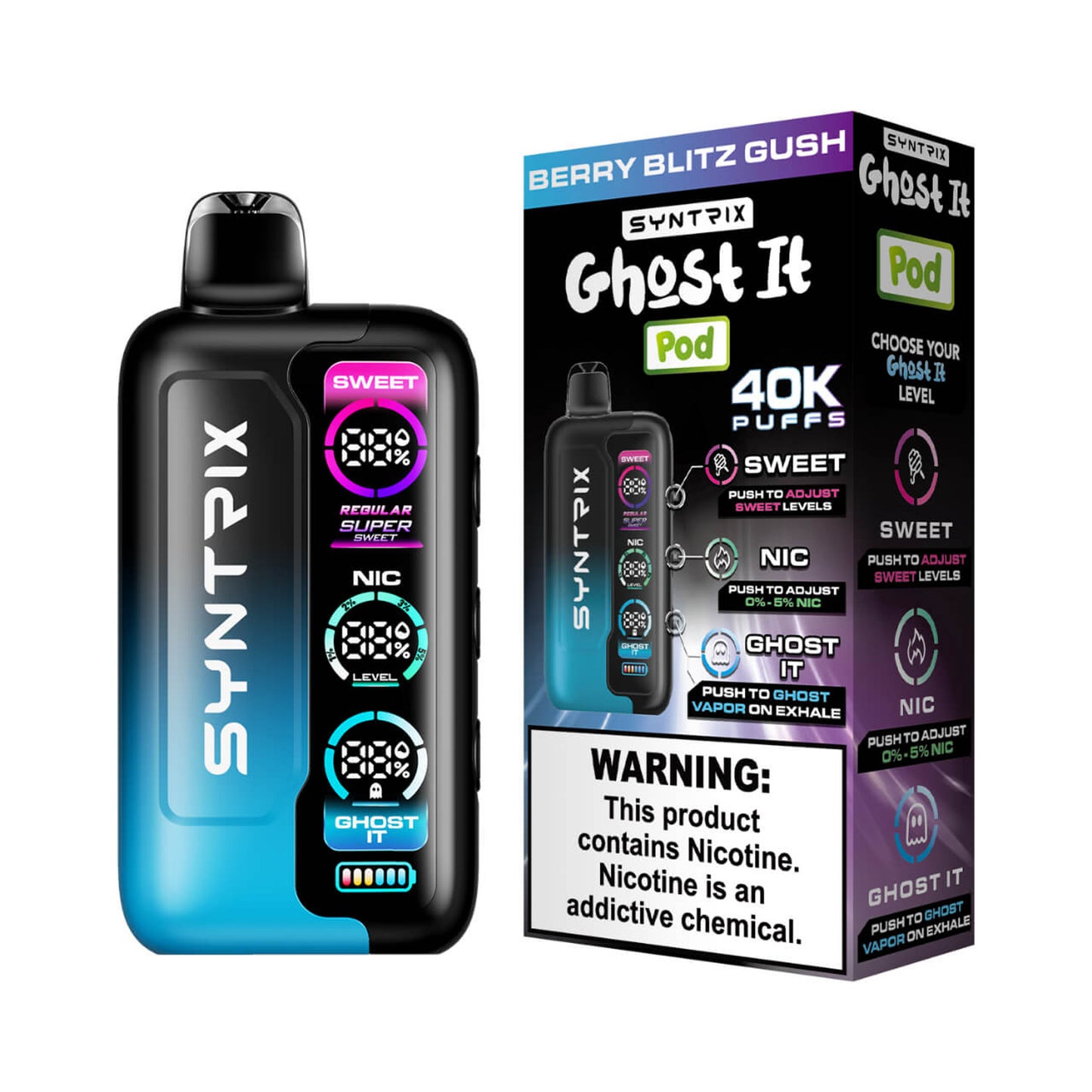 SYNTRIX Ghost It Disposable (40000 Puffs)