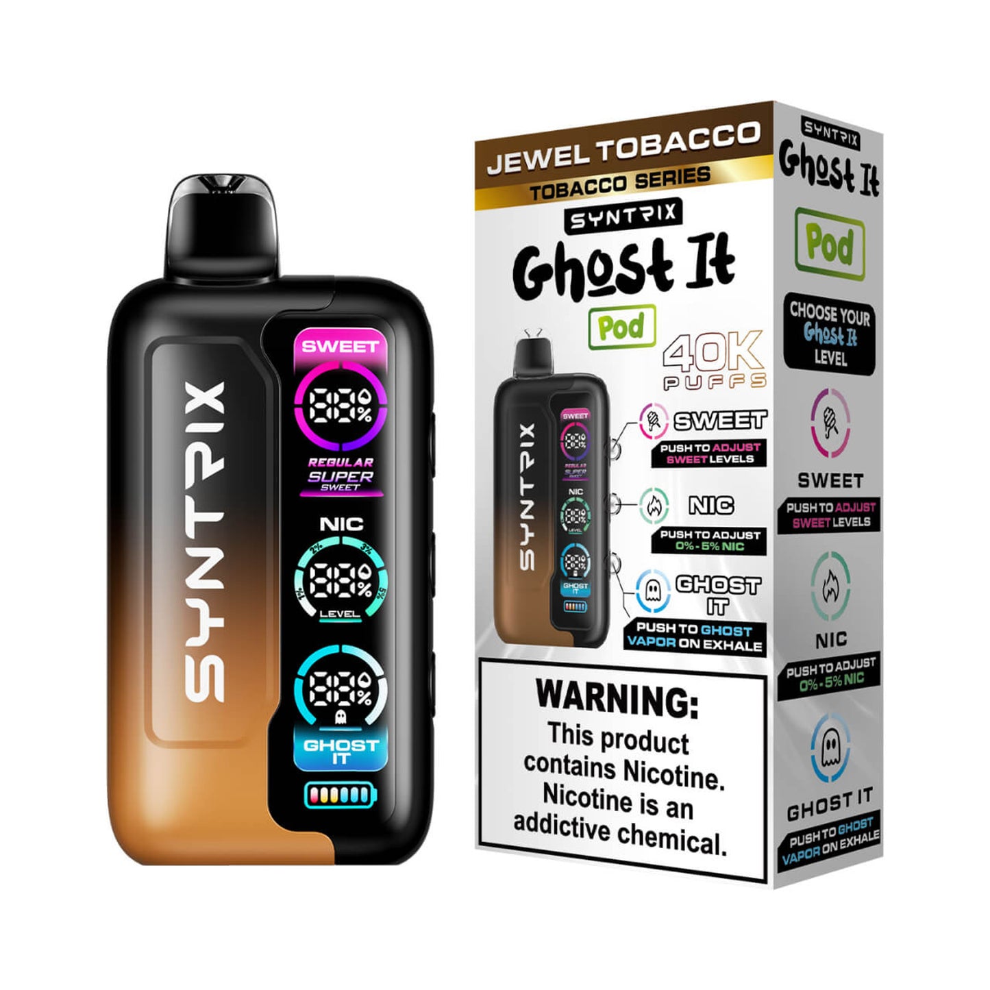 SYNTRIX Ghost It Disposable (40000 Puffs)