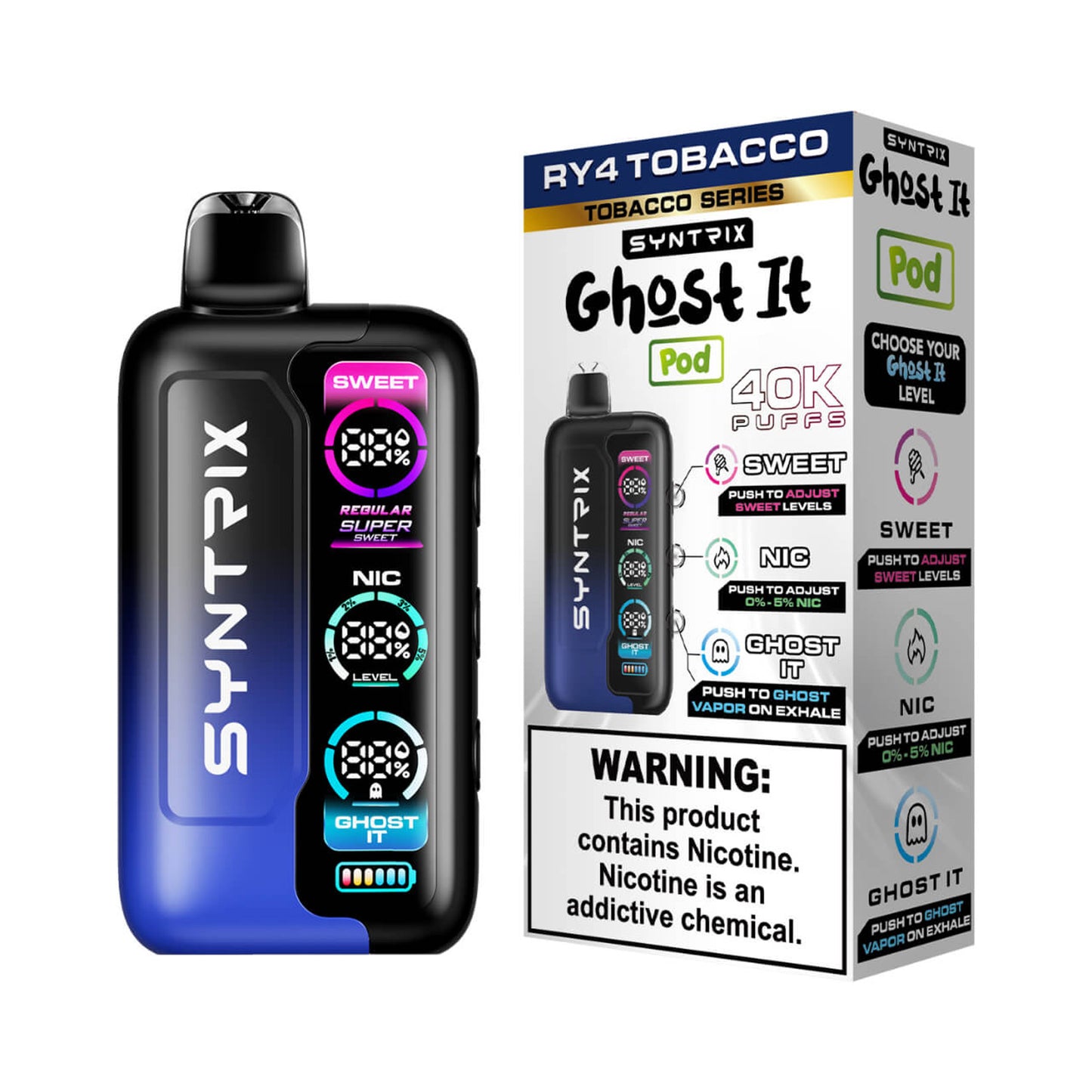 SYNTRIX Ghost It Disposable (40000 Puffs)