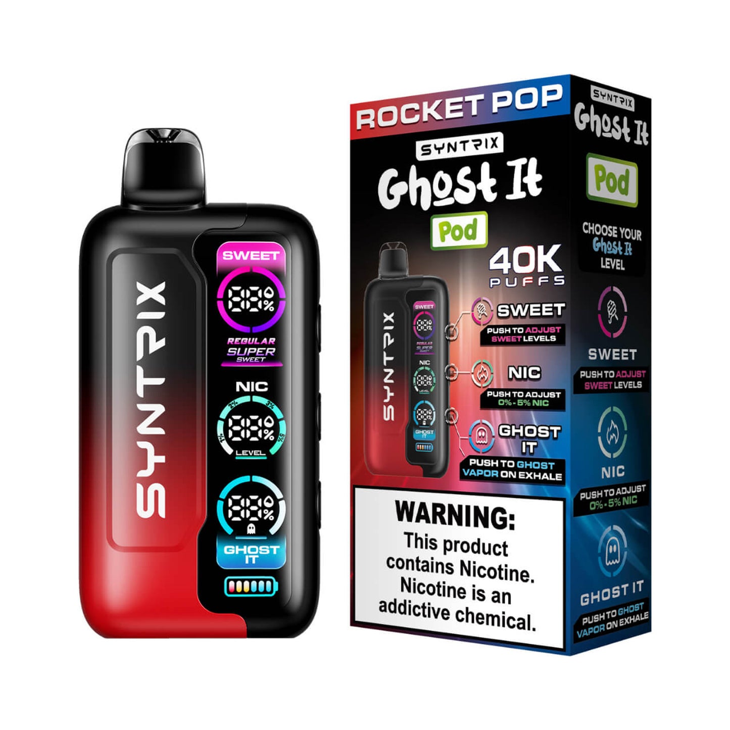 SYNTRIX Ghost It Disposable (40000 Puffs)