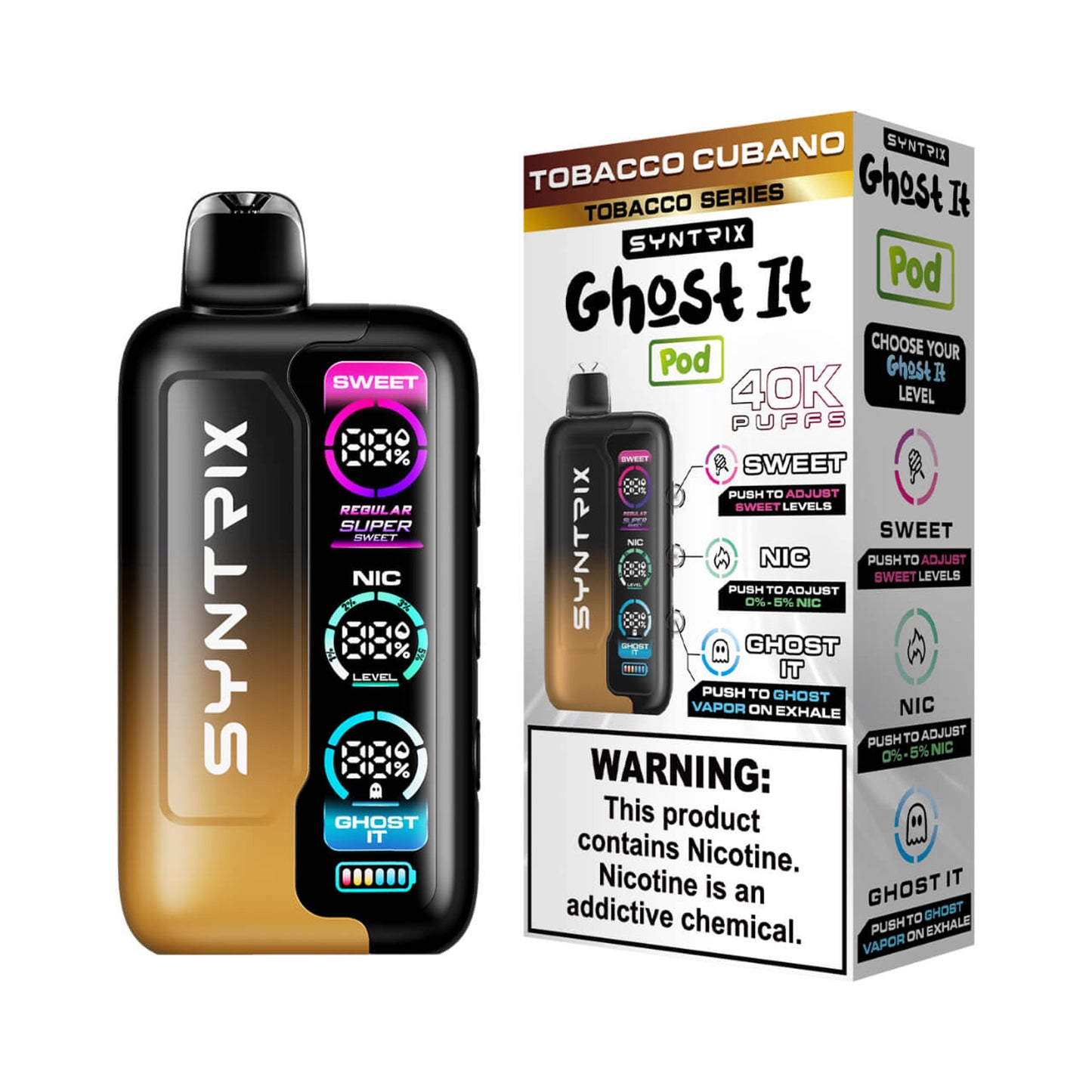 SYNTRIX Ghost It Disposable (40000 Puffs)