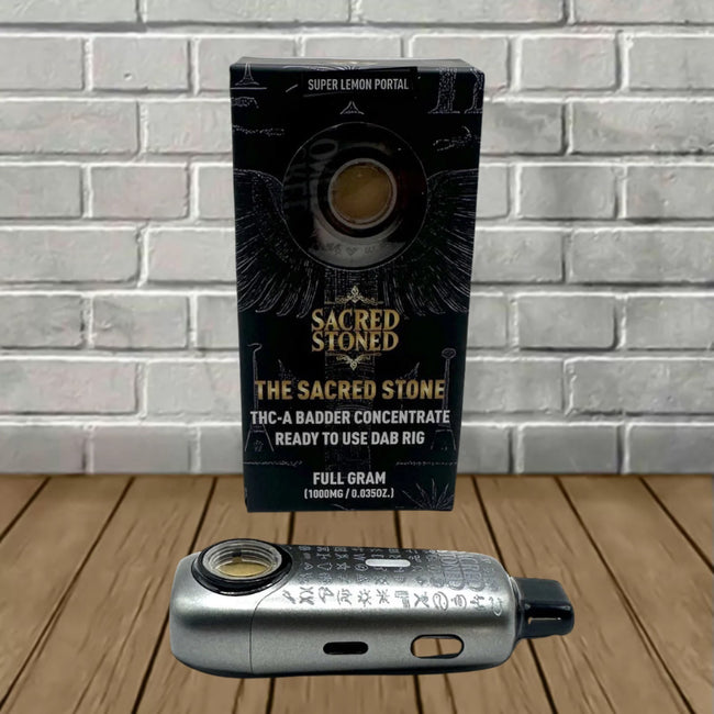 Sacred Stoned 1g THCa Badder Dab Disposable