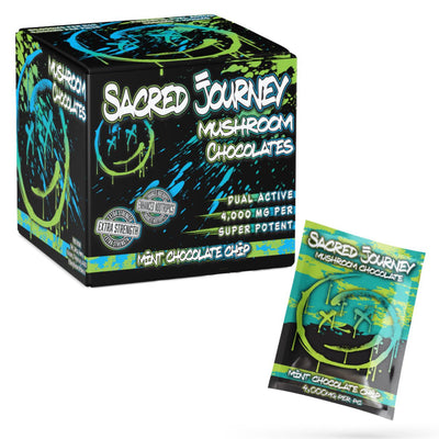 Sacred Journey Mushroom Chocolate 80000MG (Pack of 1) - 20COUNT Best Sales Price - Gummies