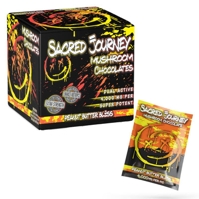 Sacred Journey Mushroom Chocolate 80000MG (Pack of 1) - 20COUNT Best Sales Price - Gummies