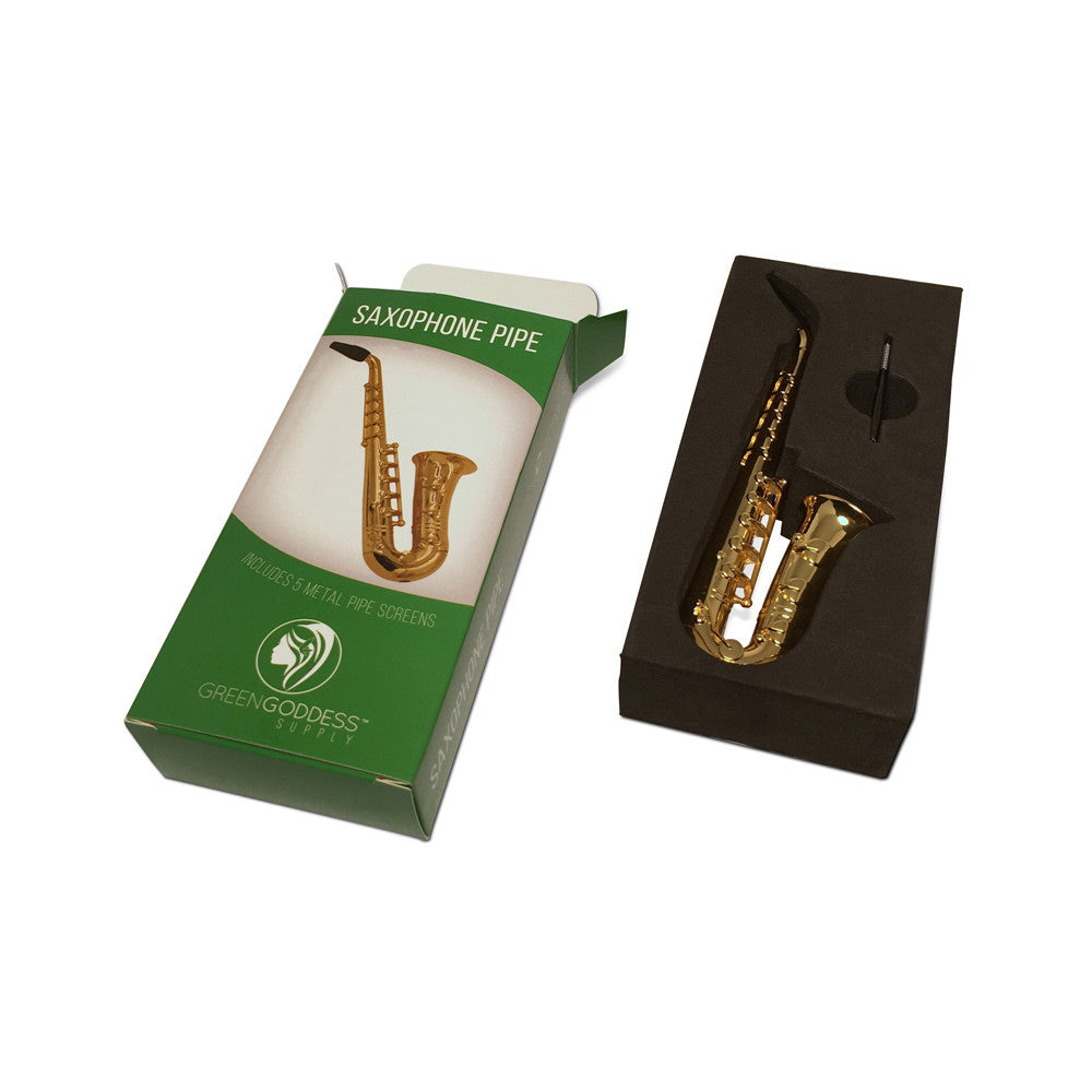 Deluxe Saxophone Pipe Best Sales Price - Bongs