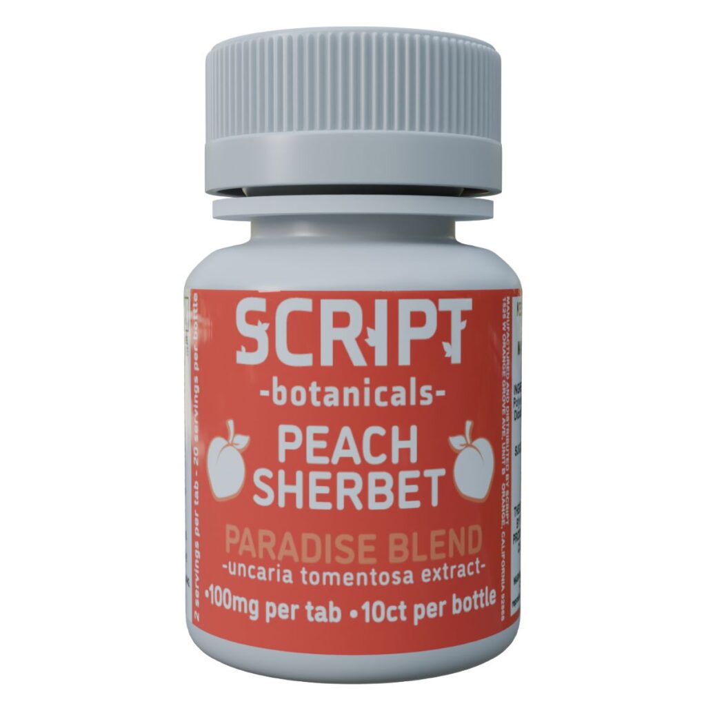 Script Botanicals Paradise Blend Cat’s Claw Tablets 10pk 1000mg Best Sales Price - Edibles