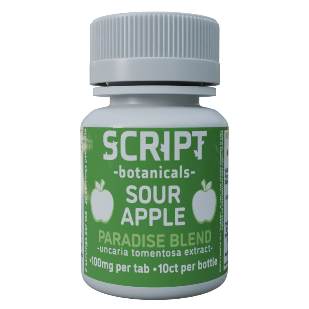 Script Botanicals Paradise Blend Cat’s Claw Tablets 10pk 1000mg Best Sales Price - Edibles