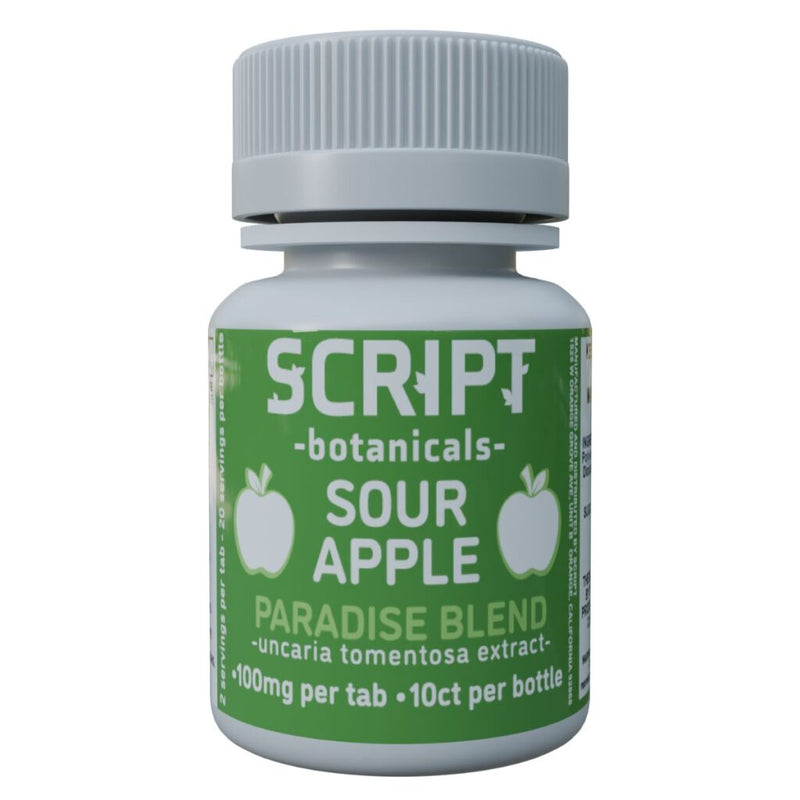 Script Botanicals Paradise Blend Cat’s Claw Tablets 10pk 1000mg Best Sales Price - Edibles