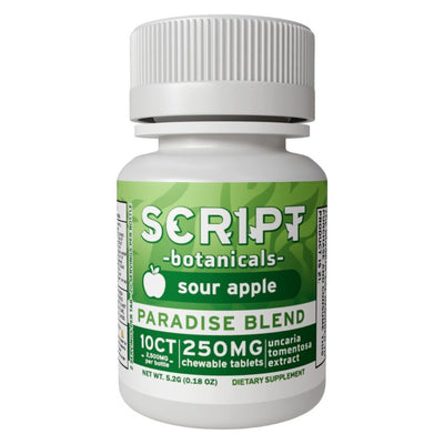 Script Botanicals Paradise Blend Cat’s Claw Tablets 10pk 2500mg Best Sales Price - Edibles