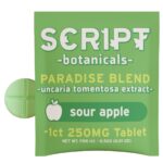 Script Botanicals Paradise Blend Cat’s Claw Tablets 1pk 250mg Best Sales Price - Edibles