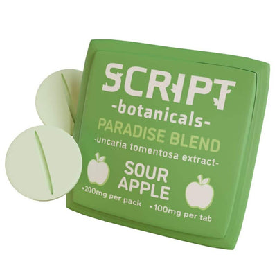 Script Botanicals Paradise Blend Cat’s Claw Tablets 2pk 200mg Best Sales Price - Edibles