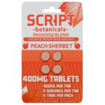 Script Botanicals Paradise Blend Cat’s Claw Tablets 4pk 400mg Best Sales Price - Edibles