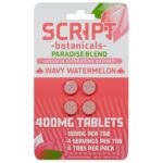 Script Botanicals Paradise Blend Cat’s Claw Tablets 4pk 400mg Best Sales Price - Edibles