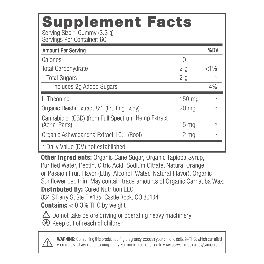 Cured Nutrition Serenity Gummies Bundle