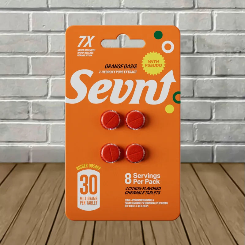 Sevn 7-Hydroxy + Pseudo 4ct Tablets Bulk Case Deal