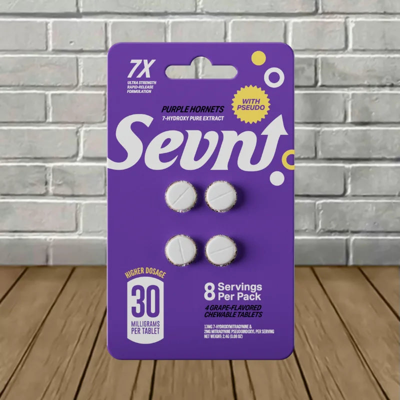 Sevn 7-Hydroxy + Pseudo 4ct Tablets Bulk Case Deal