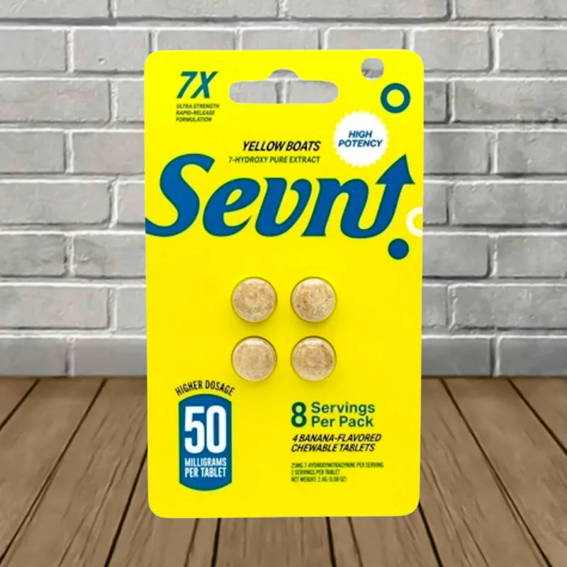 Sevn Ultra Strength 7-Hydroxy Chewable Extract Tablets Full Case 10ct
