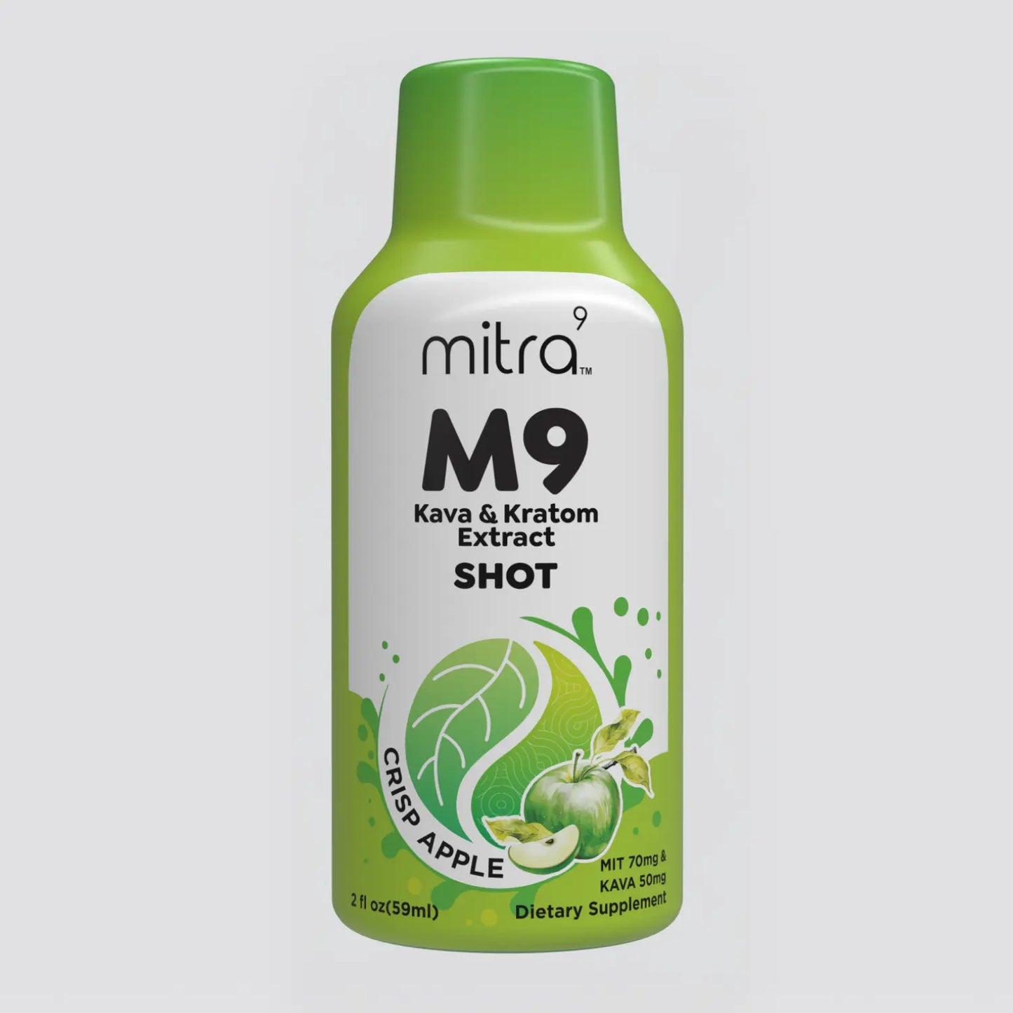 Mitra9 Crisp Apple Kava Kratom Shot
