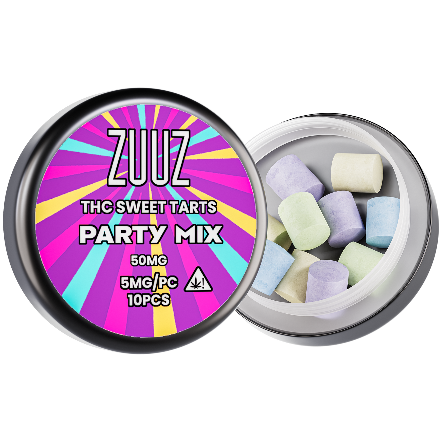 ZUUZ Delta 9 Sweet Tarts (50mg) Best Sales Price - Edibles