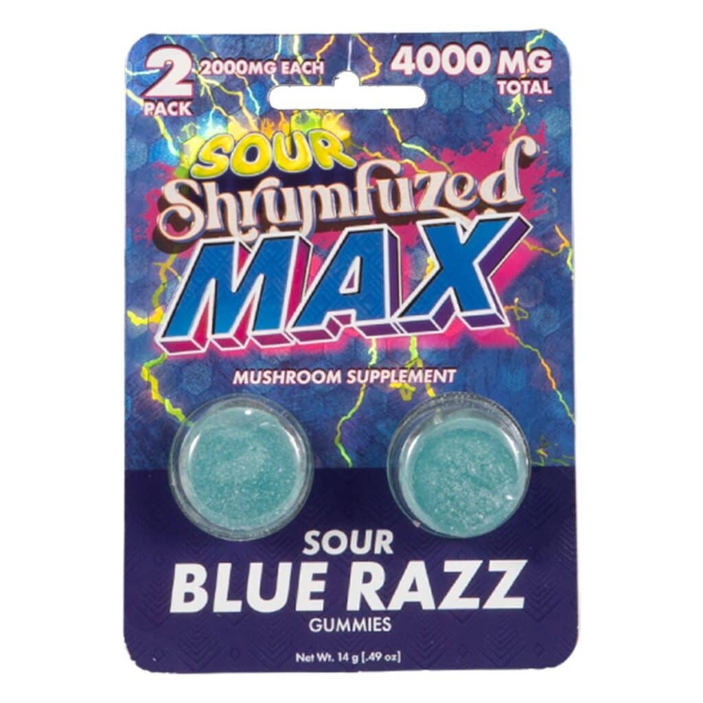 Shrumfuzed MAX Sour Nootropic Mushroom Gummies 2ct