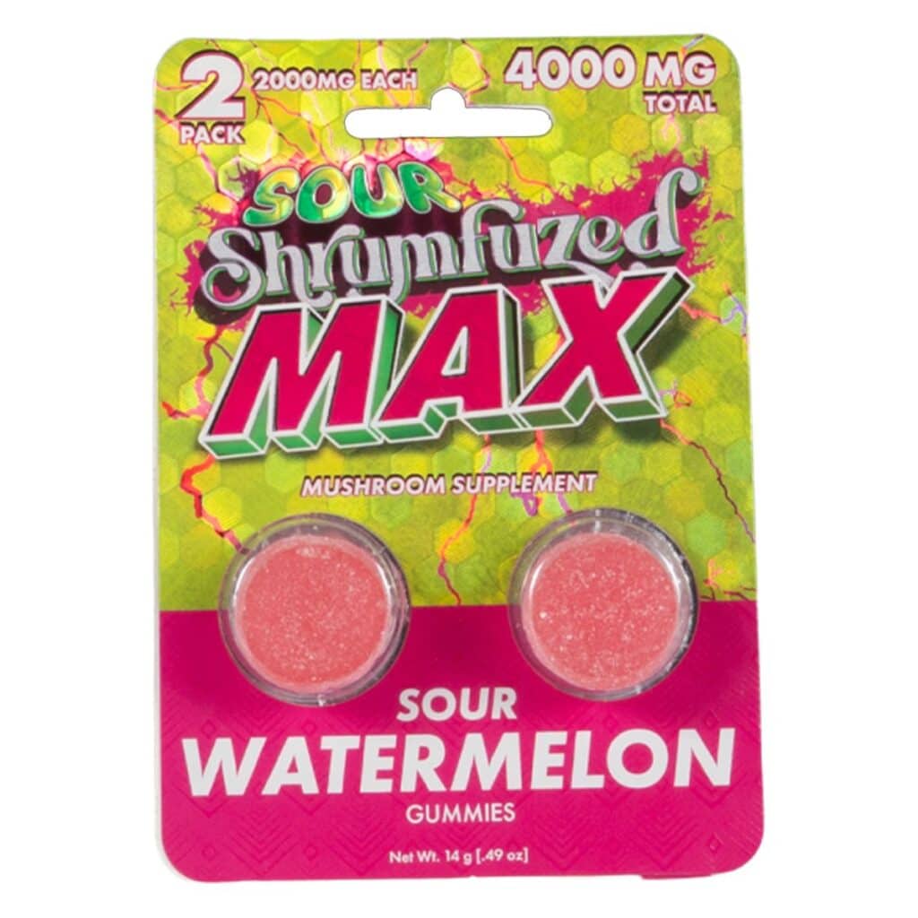 Shrumfuzed MAX Sour Nootropic Mushroom Gummies 2ct