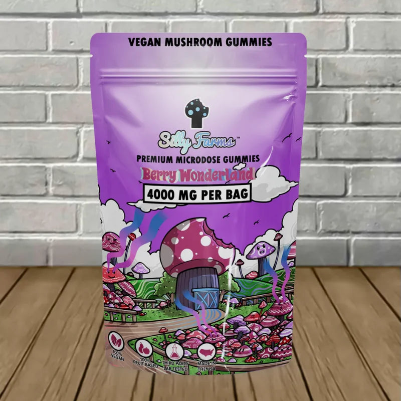 Silly Farms Premium Microdose Magic Mushroom Gummies 4000mg