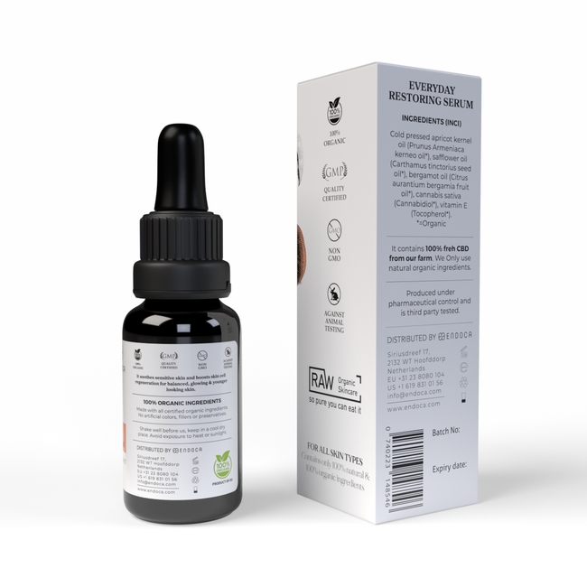 Endoca Hemp Face Serum Best Sales Price - CBD