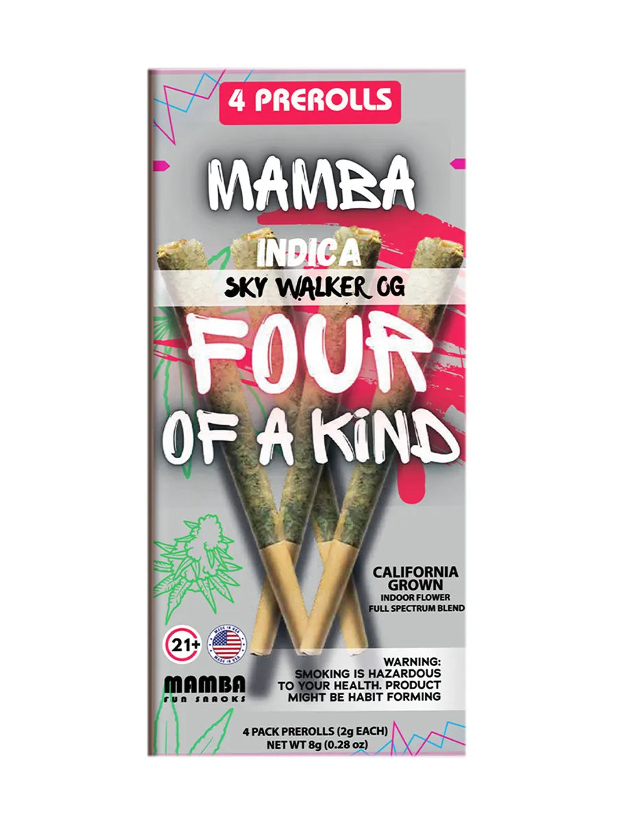 Sky Walker OG Mamba Madness Full Spectrum Blend Pre-Roll 4ct 8G