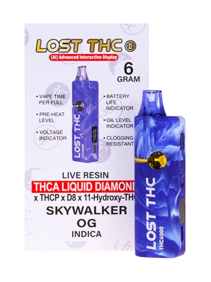 Skywalker OG Lost THC THC-A Liquid Diamond Disposable 6G