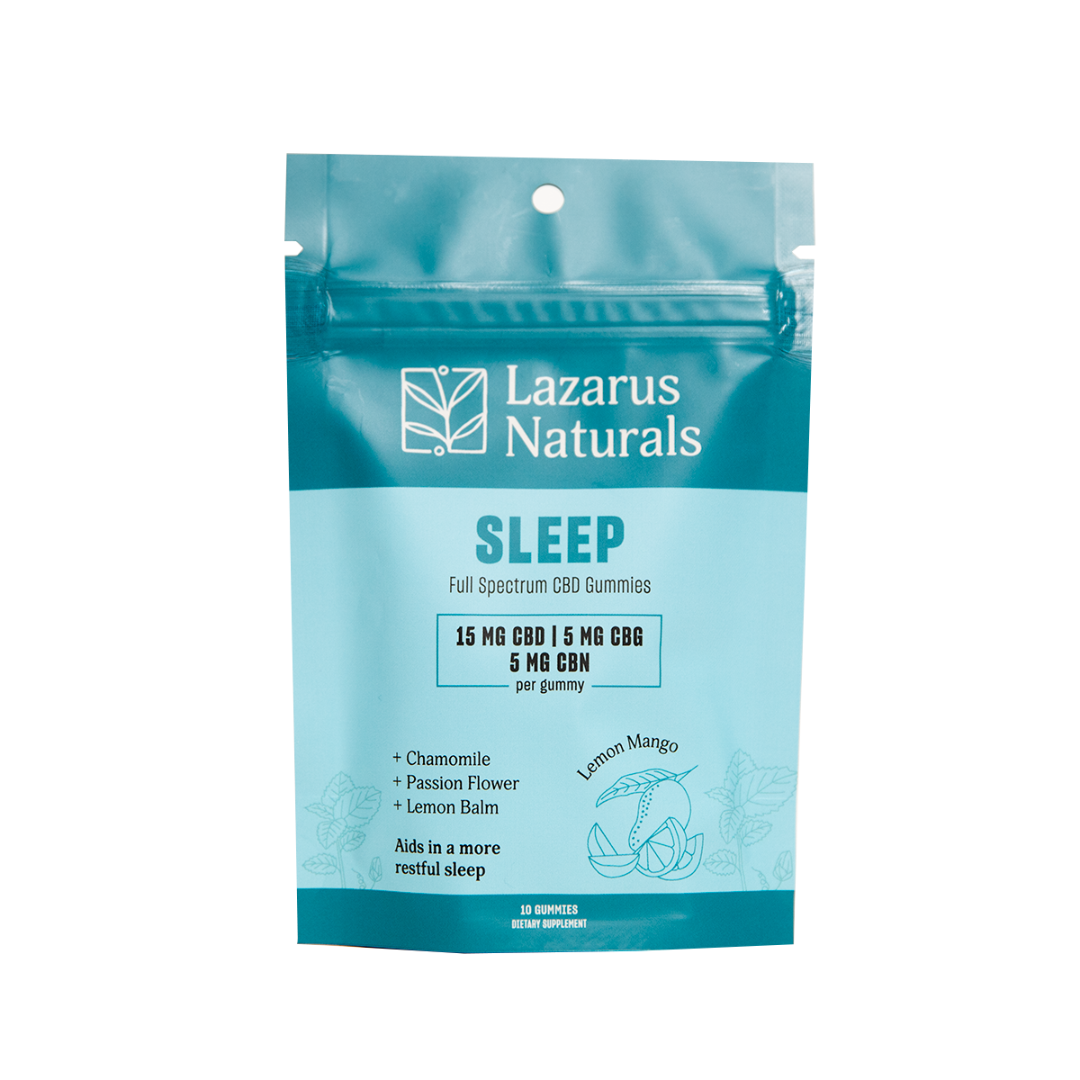 Lazarus Naturals CBD+CBN GUMMIES, SLEEP