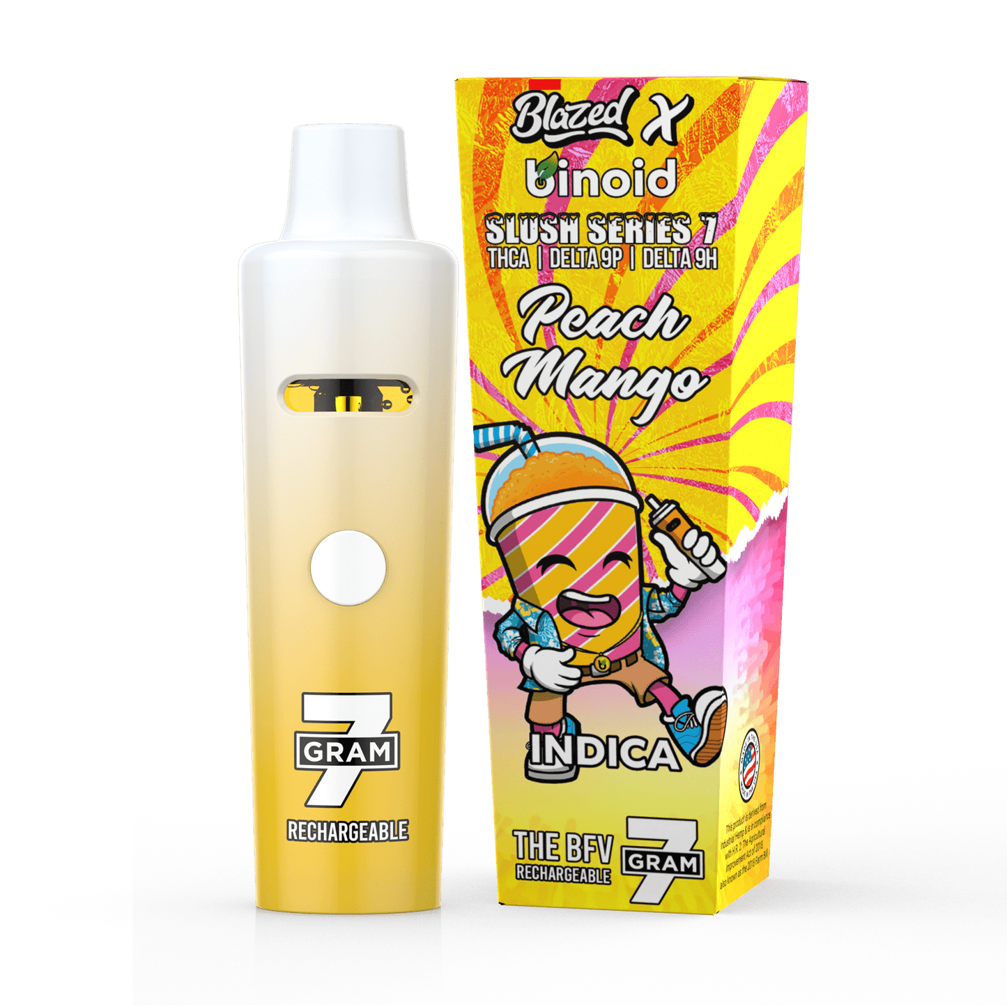 Binoid On Sale: 7 Gram THCA Disposable Vape – Slush Series – Blazed x Binoid