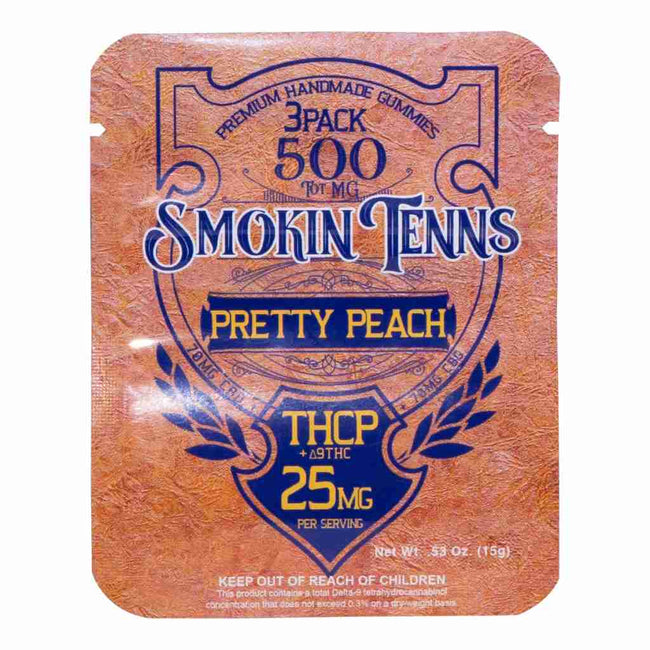 Smokin Tenns THCP Gummies 165mg – (Pretty Peach)