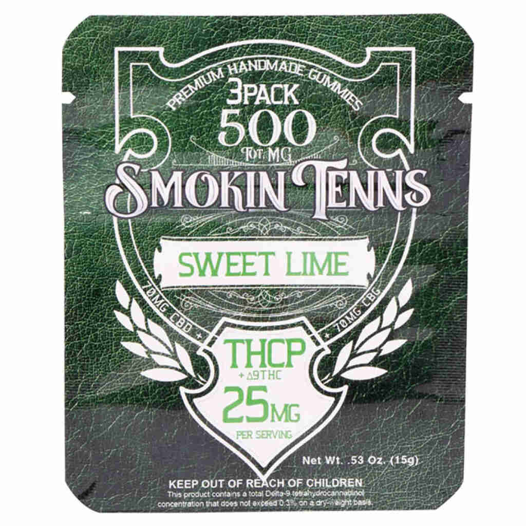 Smokin Tenns THCP Gummies 165mg 3pc – Sweet Lime