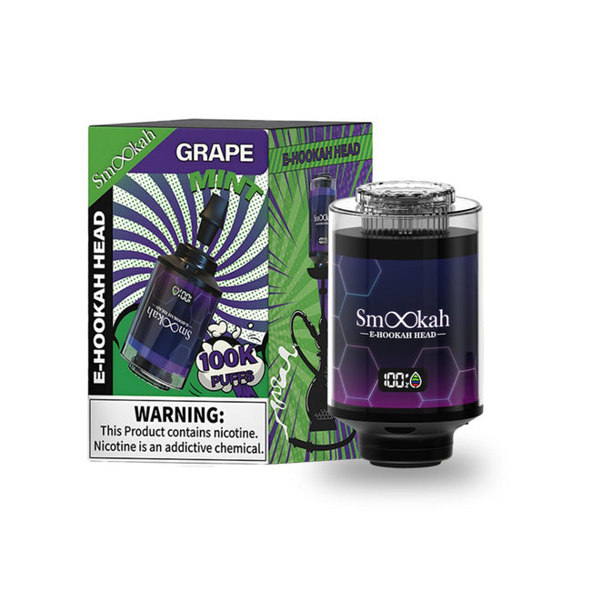 Smookah Disposable E-Hookah Head (100K Puffs)