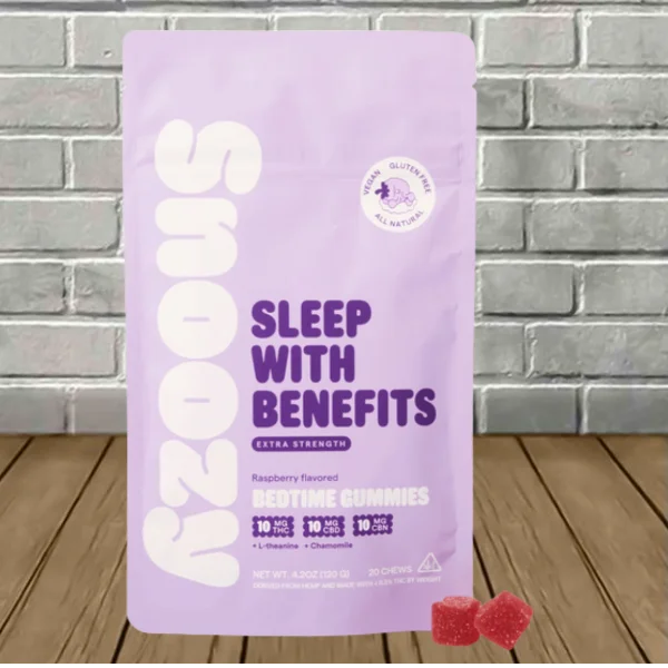 Snoozy Sleep With Benefits Extra Strength Delta 9 Gummies 200mg