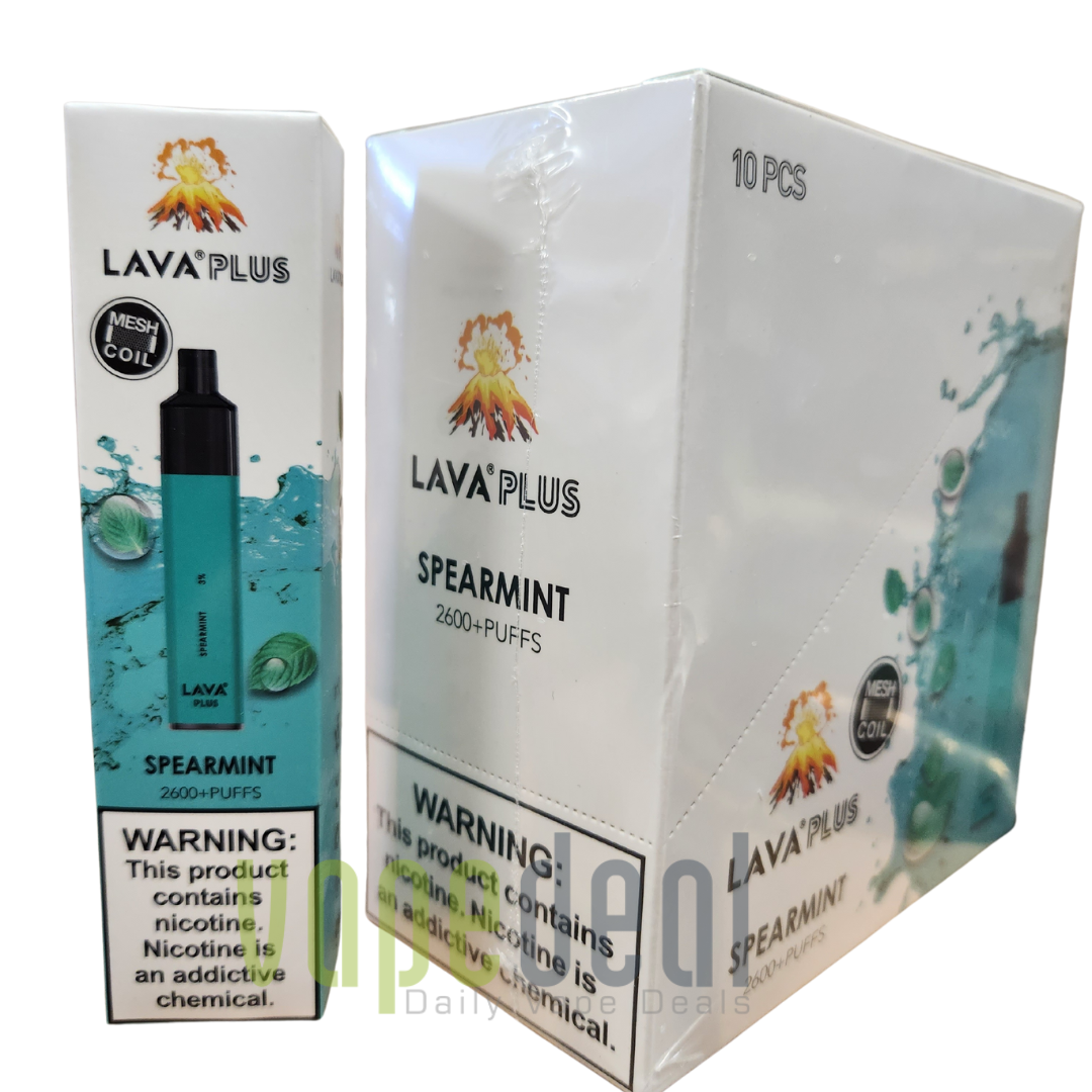 Lava Plus 2600 Puffs Disposable - Spearmint Best Sales Price - Disposables