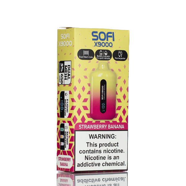 SOFI X9000 9000 Puffs Dual Mesh Disposable Vape - 18ml Best Sales Price - Disposables