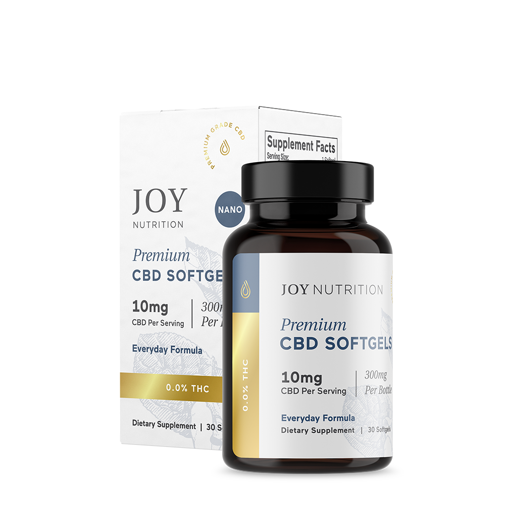 Joy Organics CBD Softgels 10mg / 25mg