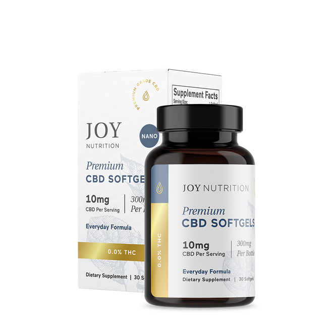 Joy Organics CBD Softgels 10mg / 25mg