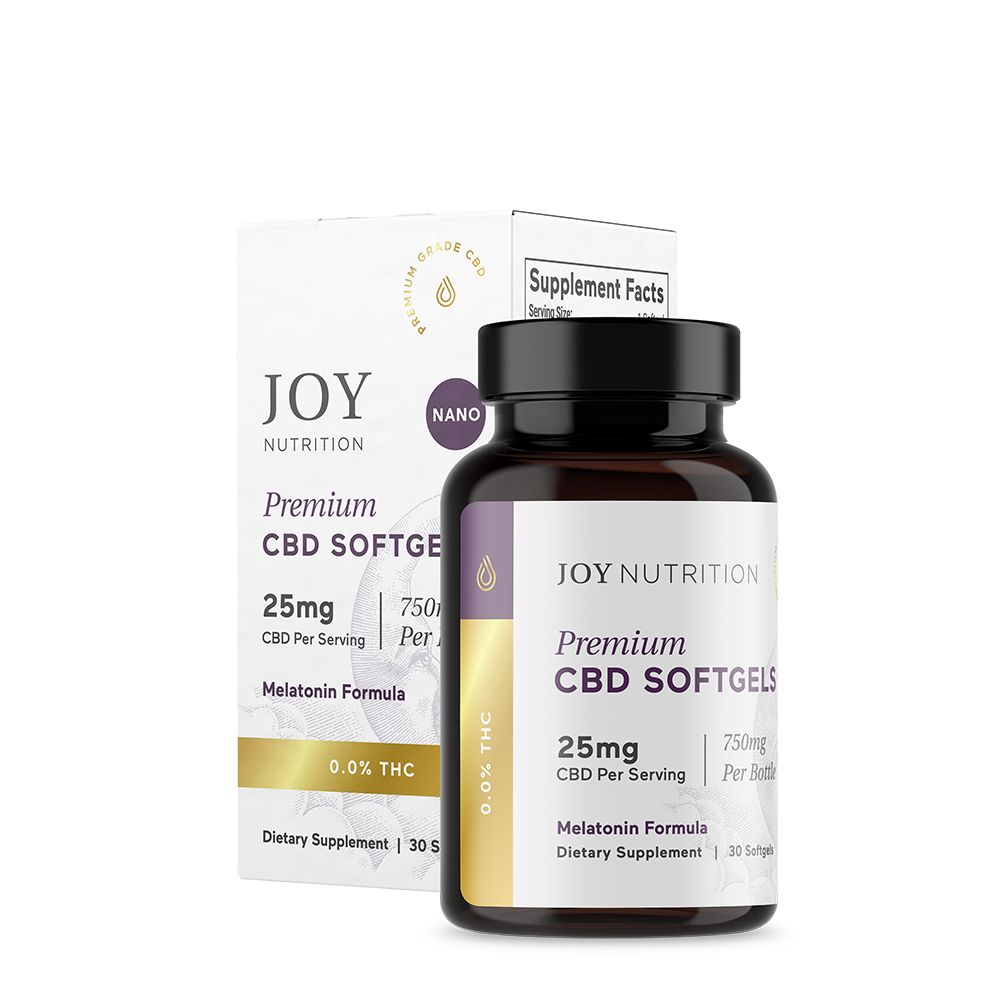 Joy Organics 25mg CBD Sleep Softgels with CBN