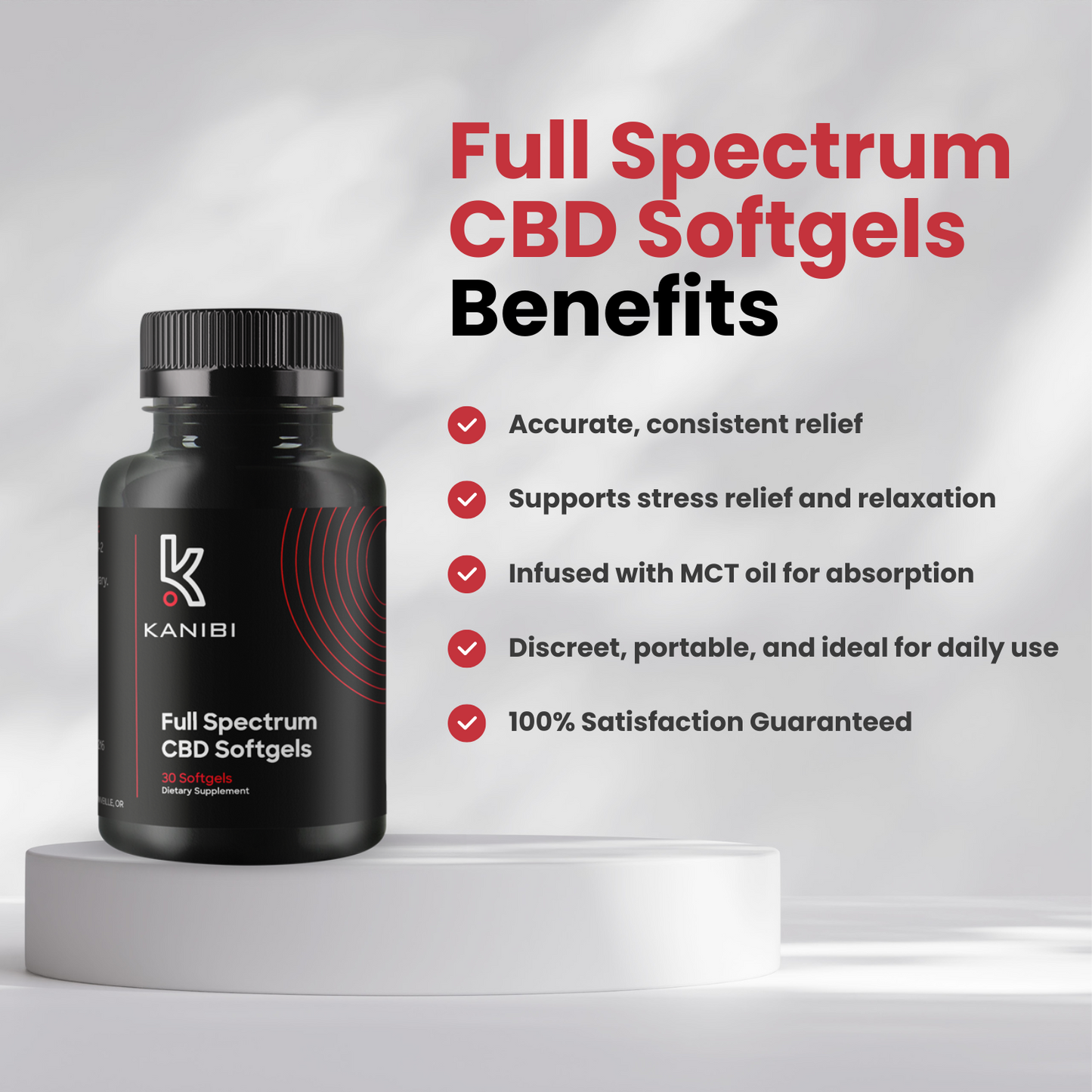 Kanibi CBD Full Spectrum Softgels