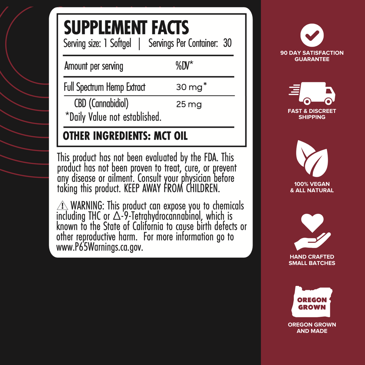 Kanibi CBD Full Spectrum Softgels